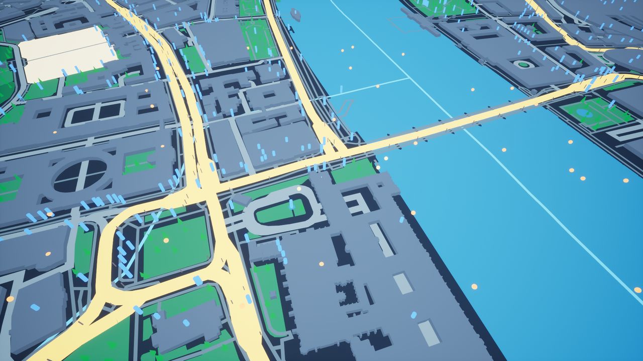 The same area with every layer recoloured
